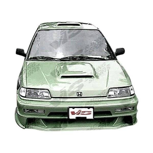 1988-1991 Honda Civic 4 doors Xtreme Style FRP Primer Front Bumper-1