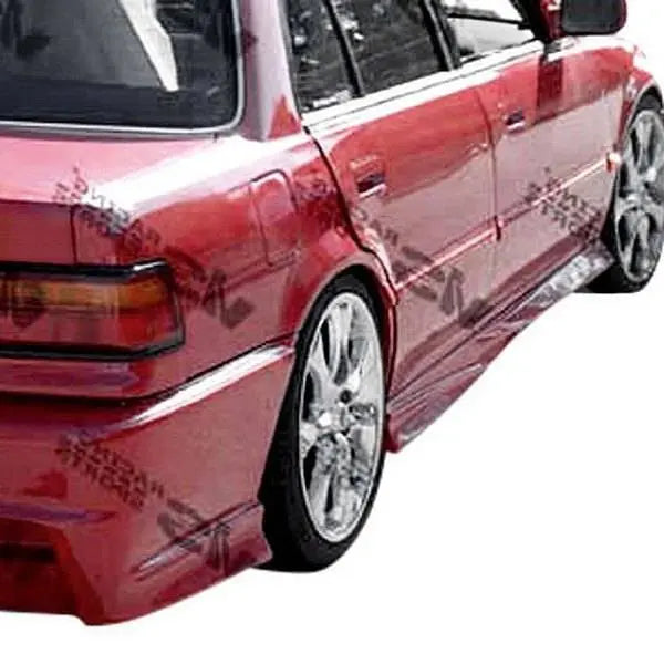 1988-1991 Honda Civic 4 doors Xtreme Style FRP Primer Side Skirts-1