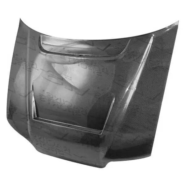 1988-1991 Honda Civic JDM Hatchback JS Style Carbon Fiber Black Hood-1