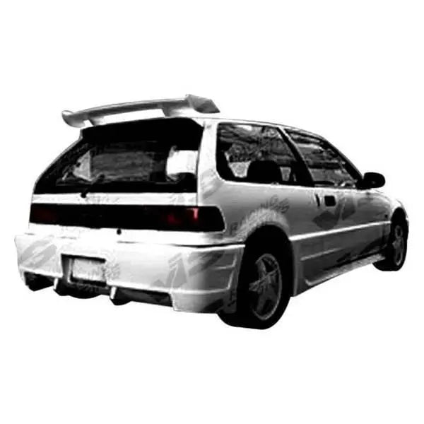 1988-1991 Honda Civic Hatchback QUEST Style FRP Primer Side Skirts-1