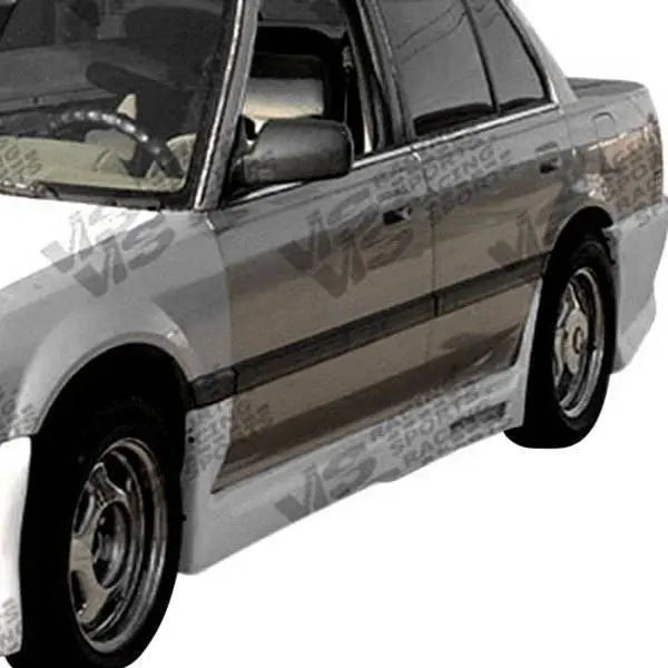1988-1991 Honda Civic Hatchback Z1 BOXER Style FRP Primer Side Skirts-1