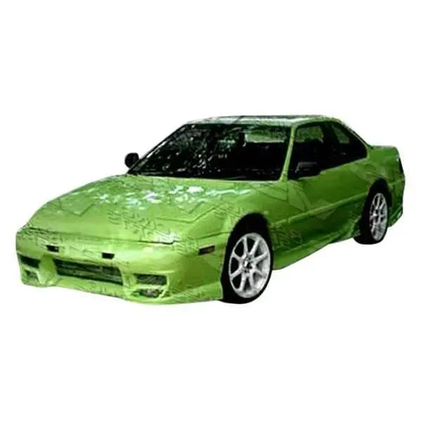1988-1991 Honda Prelude 2 doors INVADER Style FRP Primer Side Skirts-1