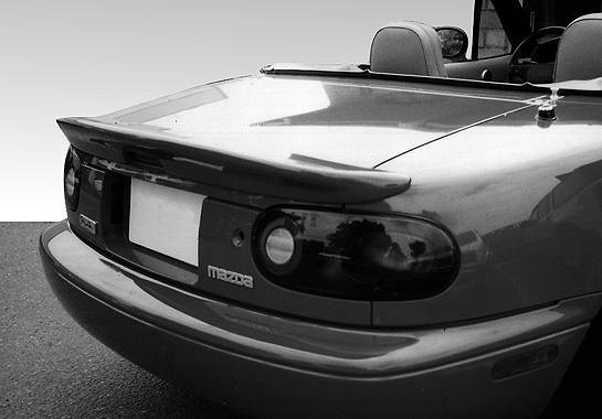 1990-1998 Mazda Miata POLYURETHANE Black Spoiler-1
