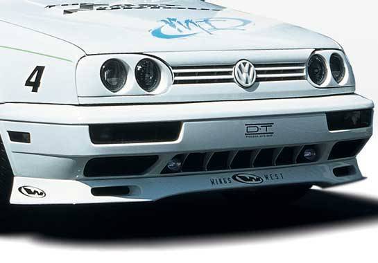 1993-1998 Volkswagen Golf POLYURETHANE Black Front Lip-1