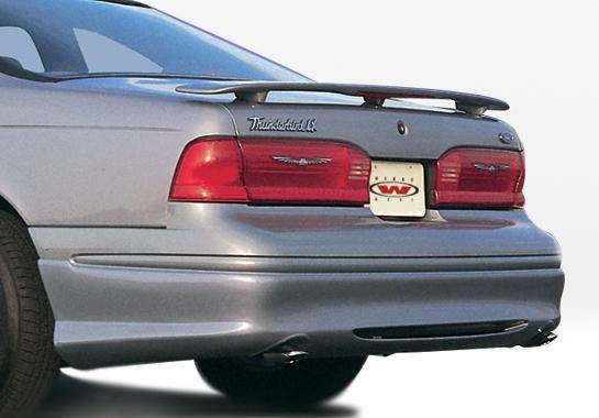 1996-1997 Ford Thunderbird POLYURETHANE Black Rear Lip-1