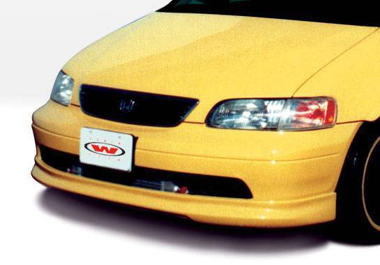 1995-1998 Honda Odyssey POLYURETHANE Black Front Lip-1