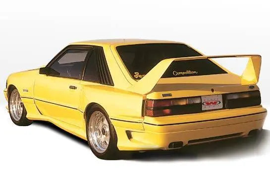 1987-1993 Ford Mustang POLYURETHANE Black Side Skirts-1