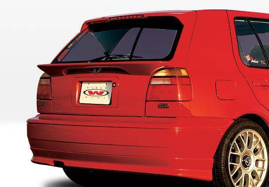 1993-1998 Volkswagen Golf POLYURETHANE Black Full Kit-3
