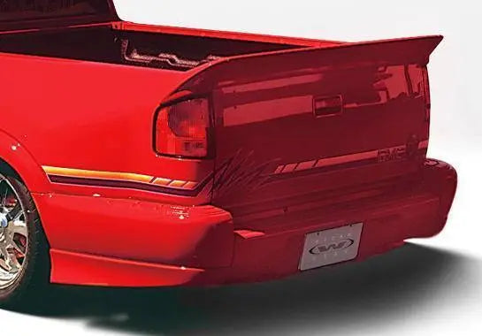 1996-2003 Chevrolet S10 POLYURETHANE Black Side Skirts-1