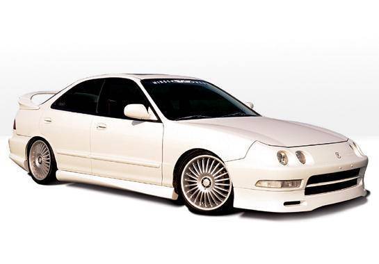 1994-1997 Acura Integra 4 doors POLYURETHANE Black Full Kit-2