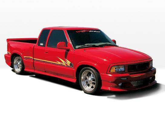 1996-1997 Chevrolet S10 3 doors POLYURETHANE Black Full Kit-1