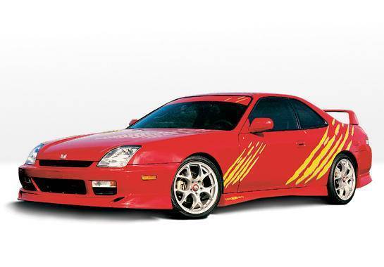 1997-2001 Honda Prelude POLYURETHANE Black Full Kit-1