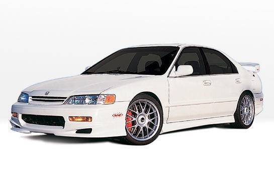 1994-1995 Honda Accord 2 doors POLYURETHANE Black Full Kit-2