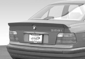 1996-1998 BMW 328 2 doors 4 doors POLYURETHANE Black Spoiler-1