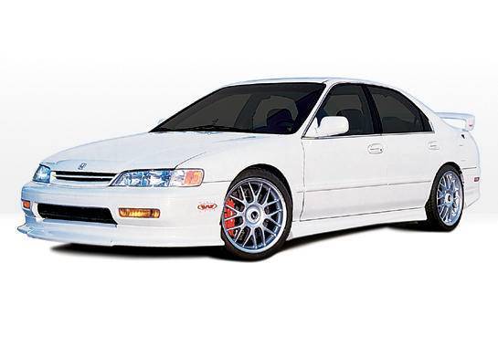 1996-1997 Honda Accord 2 doors POLYURETHANE Black Full Kit-2