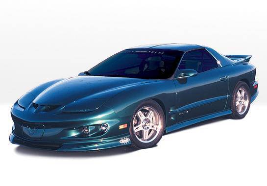 1998-2002 Pontiac Firebird W-Typ POLYURETHANE Black Full Kit-1