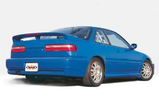 1990-1993 Acura Integra 2 doors POLYURETHANE Black Side Skirts-1
