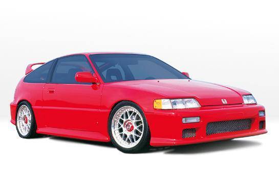 1988-1991 Honda Crx POLYURETHANE Black Full Kit-1