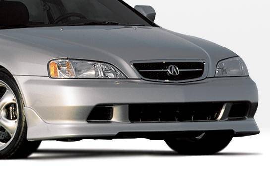 1999-2003 Acura TL POLYURETHANE Black Front Lip-1