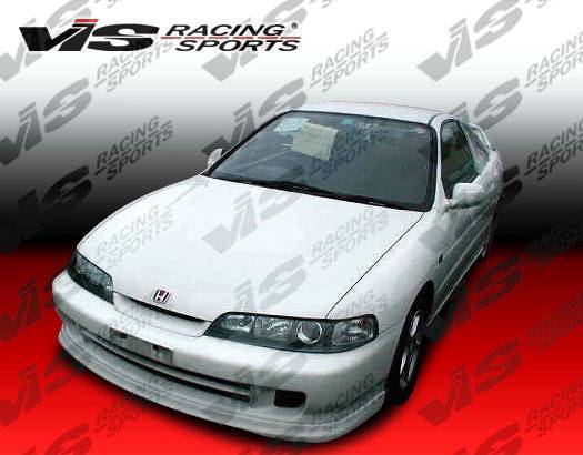1995-2001 Acura Integra JDM 2 doors 4 doors POLYURETHANE Black Front Lip-1