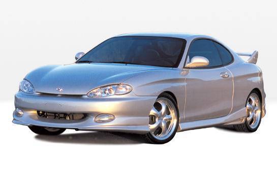 1997-1999 Hyundai Tiburon POLYURETHANE Black Full Kit-1