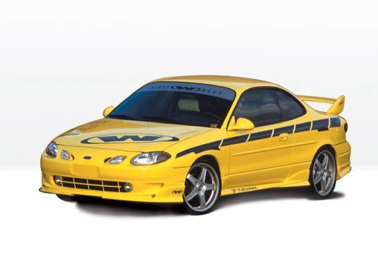 1997-2002 Ford Escort POLYURETHANE Black Full Kit-1