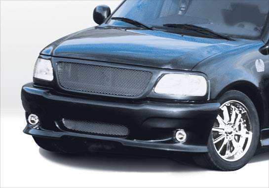 1997-2003 Ford F150 POLYURETHANE Black Front Bumper-1