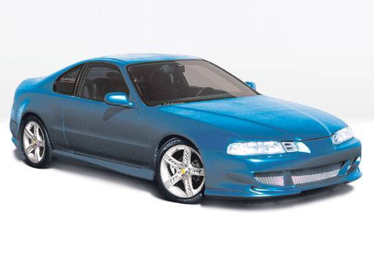 1992-1996 Honda Prelude POLYURETHANE Black Full Kit-1