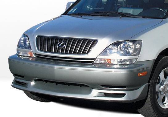 1999-2003 Lexus RX330 POLYURETHANE Black Front Lip-1