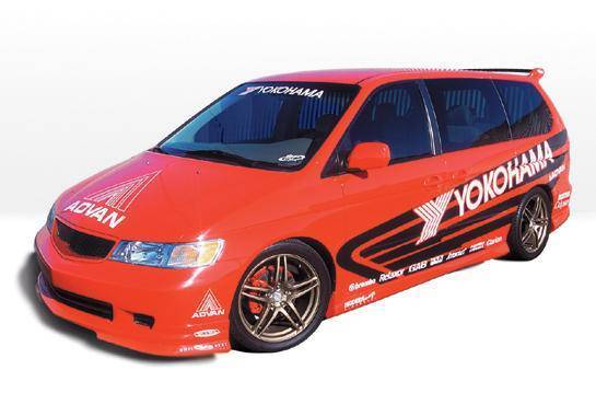 1999-2004 Honda Odyssey POLYURETHANE Black Full Kit-2