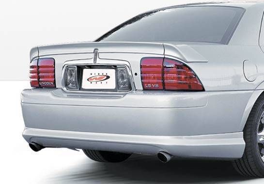 2000-2003 Lincoln Ls 4 doors POLYURETHANE Black Rear Lip-1