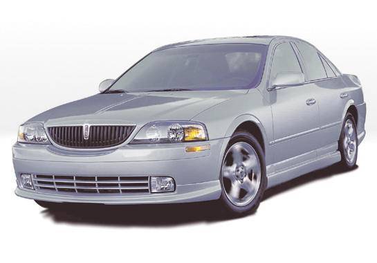 2000-2003 Lincoln Ls 4 doors POLYURETHANE Black Full Kit-1