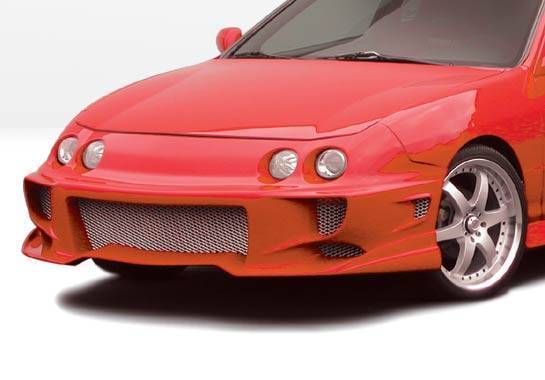 1998-2001 Acura Integra 2 doors 4 doors POLYURETHANE Black Front Bumper-1
