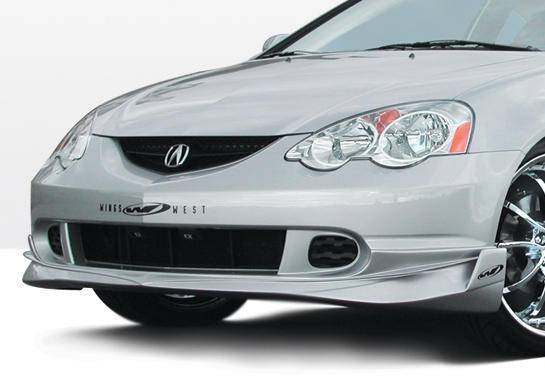 2002-2004 Acura RSX POLYURETHANE Black Front Lip-1