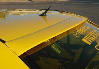 1999-2003 Mazda Protege POLYURETHANE Black Spoiler-1