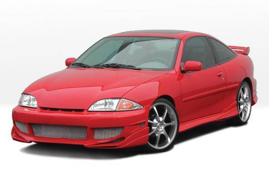 2000-2002 Chevrolet Cavalier 2 doors POLYURETHANE Black Full Kit-1