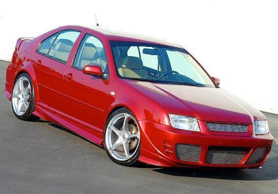 1999-2005 Volkswagen Jetta POLYURETHANE Black Full Kit-1