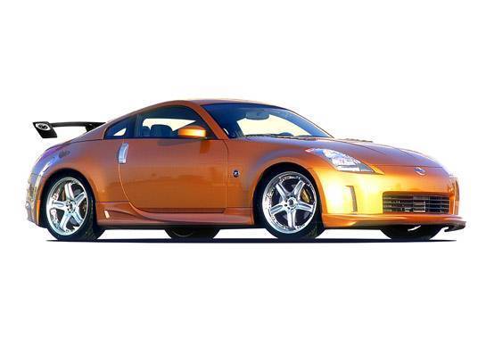 2003-2005 Nissan 350Z 2 doors POLYURETHANE Black Full Kit-1