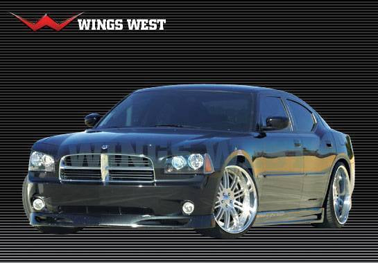 2006-2010 Dodge Charger POLYURETHANE Black Full Kit-2