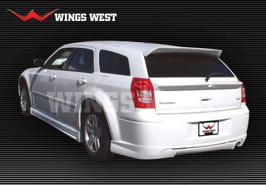 2005-2007 Dodge Magnum POLYURETHANE Black Rear Lip-1