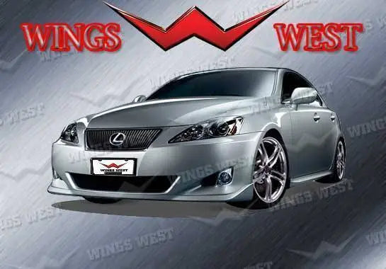 2006-2013 Lexus IS250 IS350 POLYURETHANE Black Side Skirts-1