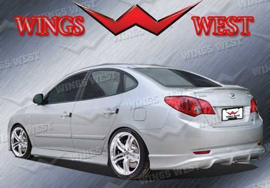 2009-2010 Hyundai Elantra POLYURETHANE Black Full Kit-2