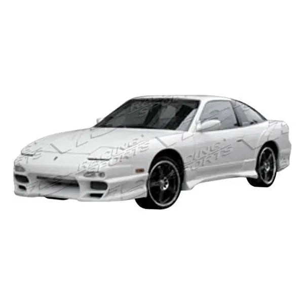 1989-1994 Nissan 240SX Hatchback 2 doors DEMON Style FRP Primer Side Skirts-1