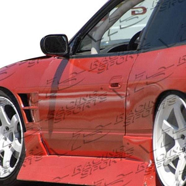 1989-1994 Nissan 240SX Hatchback 2 doors Drift 2 Style FRP Primer Fenders-1