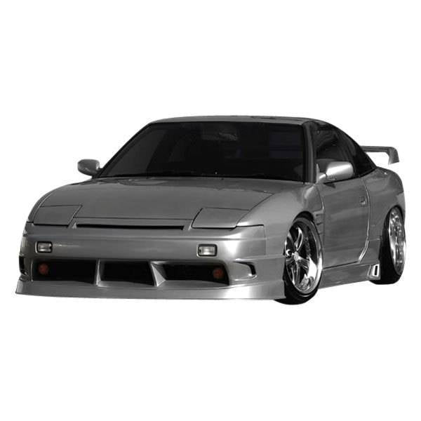 1989-1994 Nissan 240SX Hatchback 2 doors Flex Style FRP Primer Front Bumper-1