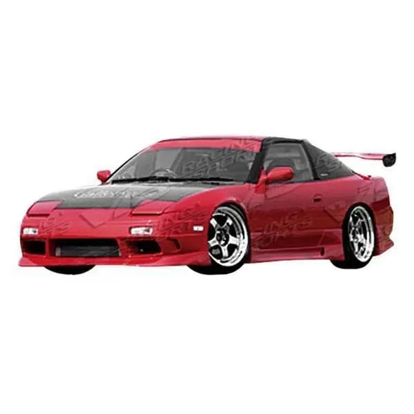1989-1994 Nissan 240SX Hatchback 2 doors G Speed Style FRP Primer Side Skirts-1