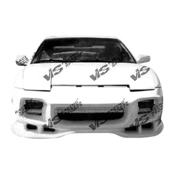 1989-1994 Nissan 240SX Hatchback 2 doors INVADER Style FRP Primer Front Bumper-1