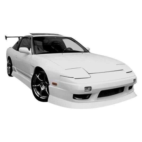 1989-1994 Nissan 240SX Hatchback 2 doors V Spec 4 Style FRP Primer Front Bumper-1