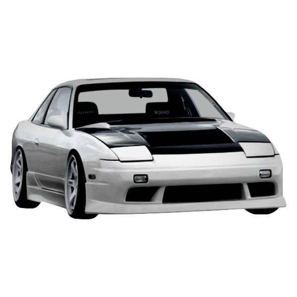 1989-1994 Nissan 240SX Hatchback 2 doors V Speed Style FRP Primer Front Bumper-1
