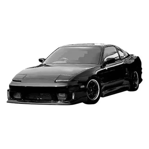 1989-1994 Nissan 240SX Hatchback 2 doors Z Speed Style FRP Primer Side Skirts-1
